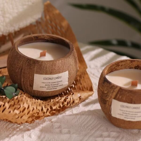 Coconut Shell Relaxation and Sleep Aid Candle